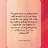John F. Kennedy quote: “I hope that no American will waste…”- at QuotesQuotesQuotes.com