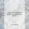 John F. Kennedy quote: “Victory has a thousand fathers, but defeat…”- at QuotesQuotesQuotes.com