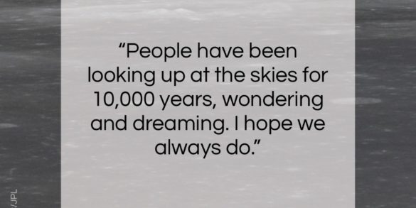 John Glenn quote: “People have been looking up at the…”- at QuotesQuotesQuotes.com