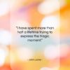 John Locke quote: “I have spent more than half a…”- at QuotesQuotesQuotes.com