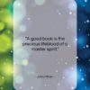 John Milton quote: “A good book is the precious lifeblood…”- at QuotesQuotesQuotes.com