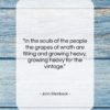 John Steinbeck quote: “In the souls of the people the…”- at QuotesQuotesQuotes.com