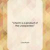 Jose Marti quote: “Charm is a product of the unexpected….”- at QuotesQuotesQuotes.com