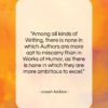 Joseph Addison quote: “Among all kinds of Writing, there is…”- at QuotesQuotesQuotes.com