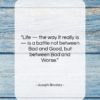 Joseph Brodsky quote: “Life — the way it really is…”- at QuotesQuotesQuotes.com