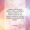 Jules Feiffer quote: “I grew up to have my father’s…”- at QuotesQuotesQuotes.com