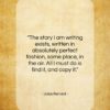 Jules Renard quote: “The story I am writing exists, written…”- at QuotesQuotesQuotes.com