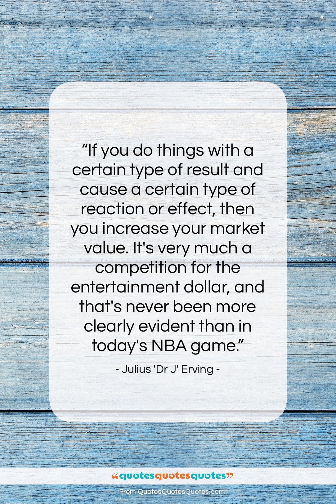 Julius ‘Dr J’ Erving quote: “If you do things with a certain…”- at QuotesQuotesQuotes.com