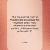 Junius quote: “It is the eternal truth in the…”- at QuotesQuotesQuotes.com