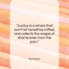 Karl Kraus quote: “Justice is a whore that won’t let…”- at QuotesQuotesQuotes.com