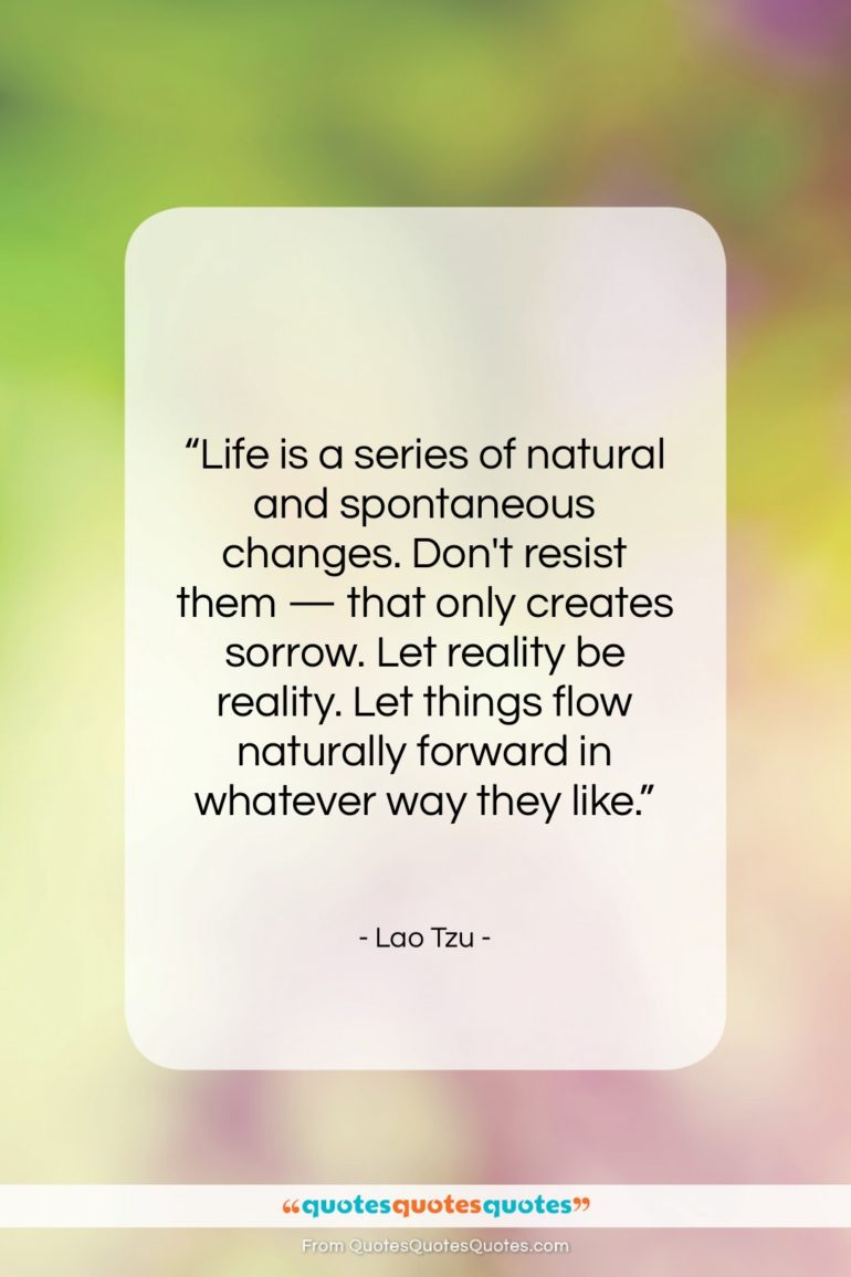 Lao Tzu quote: “Life is a series of natural and…”- at QuotesQuotesQuotes.com