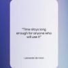 Leonardo da Vinci quote: “Time stays long enough for anyone who…”- at QuotesQuotesQuotes.com