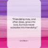 Lord Byron quote: “Friendship may, and often does, grow into…”- at QuotesQuotesQuotes.com