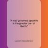 Lucius Annaeus Seneca quote: “A well governed appetite is the greater…”- at QuotesQuotesQuotes.com