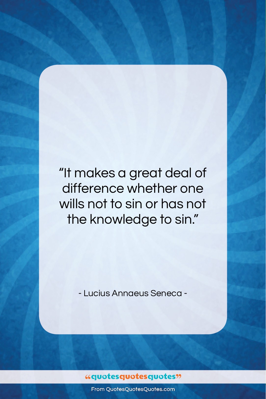 Lucius Annaeus Seneca quote: “It makes a great deal of difference…”- at QuotesQuotesQuotes.com