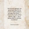 Mahatma Gandhi quote: “As human beings, our greatness lies not…”- at QuotesQuotesQuotes.com