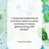 Mahatma Gandhi quote: “I suppose leadership at one time meant…”- at QuotesQuotesQuotes.com