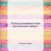 Malcolm Forbes quote: “Victory is sweetest when you’ve known defeat….”- at QuotesQuotesQuotes.com