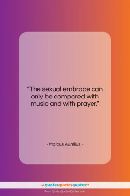 Marcus Aurelius quote: “The sexual embrace can only be compared…”- at QuotesQuotesQuotes.com