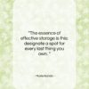 Marie Kondo quote: “The essence of effective storage is this:…”- at QuotesQuotesQuotes.com