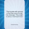Marilyn Monroe quote: “The trouble with censors is that they…”- at QuotesQuotesQuotes.com