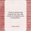 Marlene Dietrich quote: “Once a woman has forgiven her man,…”- at QuotesQuotesQuotes.com