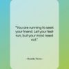 Marsilio Ficino quote: “You are running to seek your friend….”- at QuotesQuotesQuotes.com