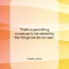 Martin Luther quote: “Faith is permitting ourselves to be seized…”- at QuotesQuotesQuotes.com