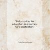 Mary Harris Jones quote: “Reformation, like education, is a journey, not…”- at QuotesQuotesQuotes.com