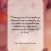 Mary Wollstonecraft Shelley quote: “The agony of my feelings allowed me…”- at QuotesQuotesQuotes.com