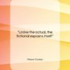 Mason Cooley quote: “Unlike the actual, the…”- at QuotesQuotesQuotes.com
