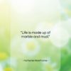 Nathaniel Hawthorne quote: “Life is made up of marble and…”- at QuotesQuotesQuotes.com