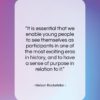 Nelson Rockefeller quote: “It is essential that we enable young…”- at QuotesQuotesQuotes.com