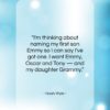 Noah Wyle quote: “I’m thinking about naming my first son…”- at QuotesQuotesQuotes.com