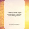 Norman Vincent Peale quote: “Getting people to like you is merely…”- at QuotesQuotesQuotes.com