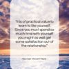 Norman Vincent Peale quote: “It is of practical value to learn…”- at QuotesQuotesQuotes.com