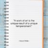 Oscar Wilde quote: “A work of art is the unique…”- at QuotesQuotesQuotes.com