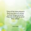 Oscar Wilde quote: “One of the many lessons that one…”- at QuotesQuotesQuotes.com