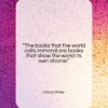 Oscar Wilde quote: “The books that the world calls immoral…”- at QuotesQuotesQuotes.com