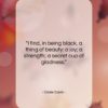 Ossie Davis quote: “I find, in being black, a thing…”- at QuotesQuotesQuotes.com