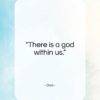 Ovid quote: “There is a god within us…”- at QuotesQuotesQuotes.com
