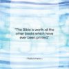 Patrick Henry quote: “The Bible is worth all the other…”- at QuotesQuotesQuotes.com