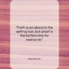 Paul Simon quote: “Faith is an island in the setting…”- at QuotesQuotesQuotes.com