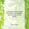 Pierre Corneille quote: “Clemency is the noblest trait which can…”- at QuotesQuotesQuotes.com
