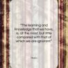 Plato quote: “The learning and knowledge that we have,…”- at QuotesQuotesQuotes.com