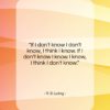 R. D. Laing quote: “If I don’t know I don’t know,…”- at QuotesQuotesQuotes.com