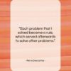 Rene Descartes quote: “Each problem that I solved became a…”- at QuotesQuotesQuotes.com