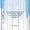 Richard Bach quote: “Ask yourself the secret of your success….”- at QuotesQuotesQuotes.com
