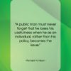 Richard M. Nixon quote: “A public man must never forget that…”- at QuotesQuotesQuotes.com