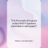 Robert Louis Stevenson quote: “It is the mark of a good…”- at QuotesQuotesQuotes.com